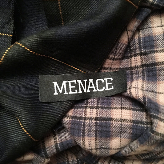 UTILITY FLANNEL BUTTON-UP SHIRT by MENACE