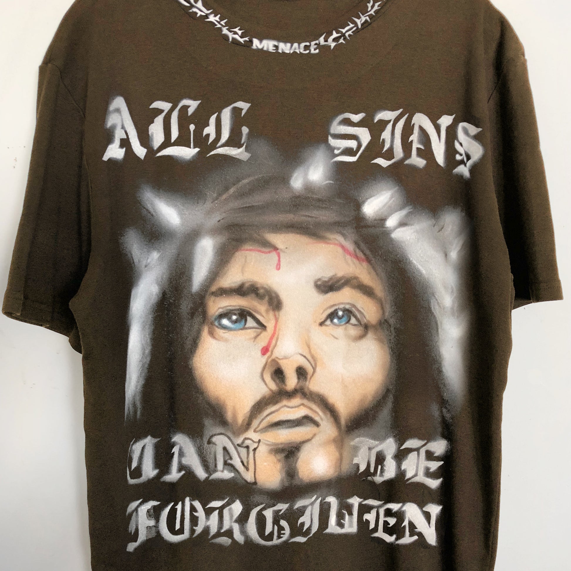 FORGIVEN AIRBRUSH T-SHIRT by MENACE