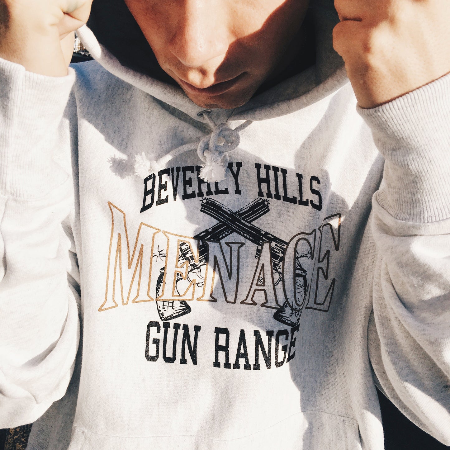 BEVERLY HILLS GUN RANGE HOODIE by MENACE