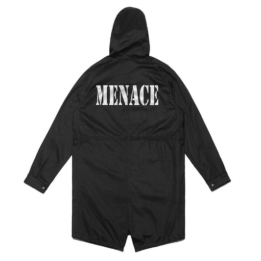 JET BLACK PARKA by MENACE