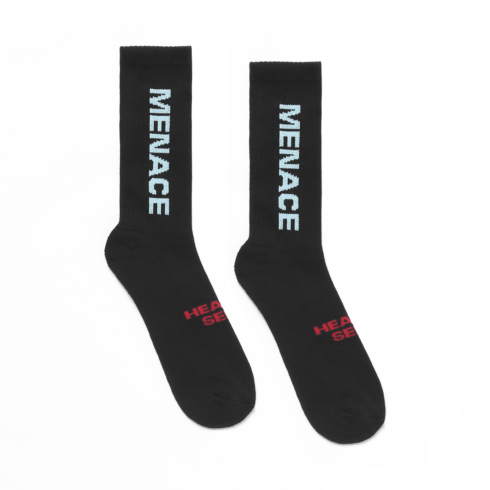 VERTICAL LOGO SOCKS (4 PACK) by MENACE