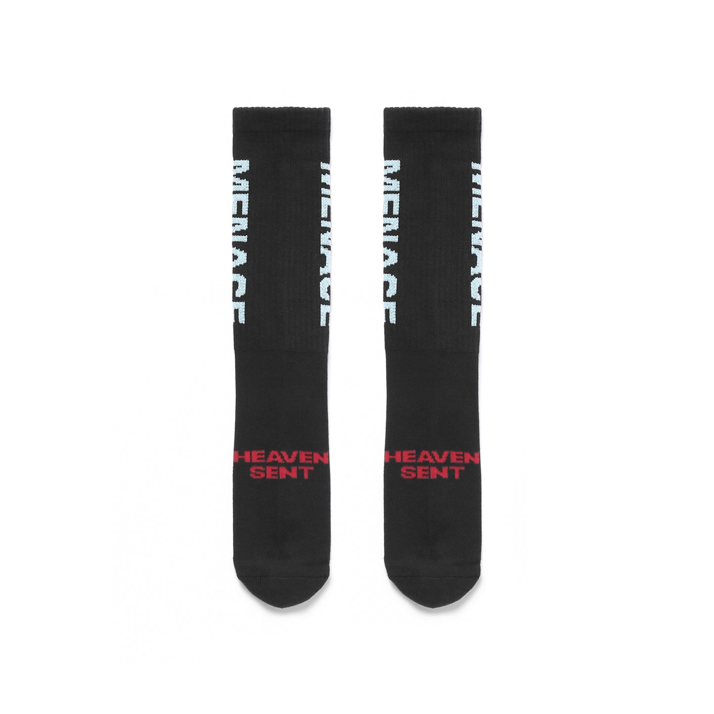VERTICAL LOGO SOCKS (4 PACK) by MENACE