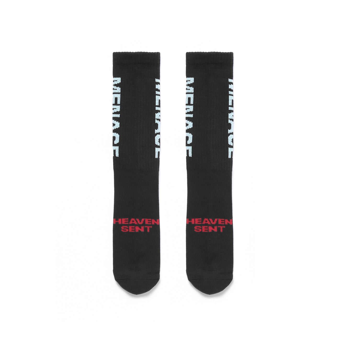 VERTICAL LOGO SOCKS (4 PACK) by MENACE