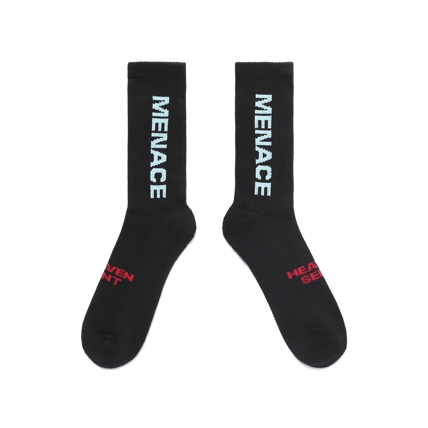 VERTICAL LOGO SOCKS (4 PACK) by MENACE