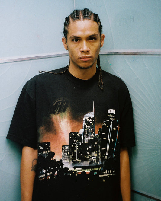 LOS ANGELES SKYLINE T-SHIRT (OVERSIZED PRINT)
