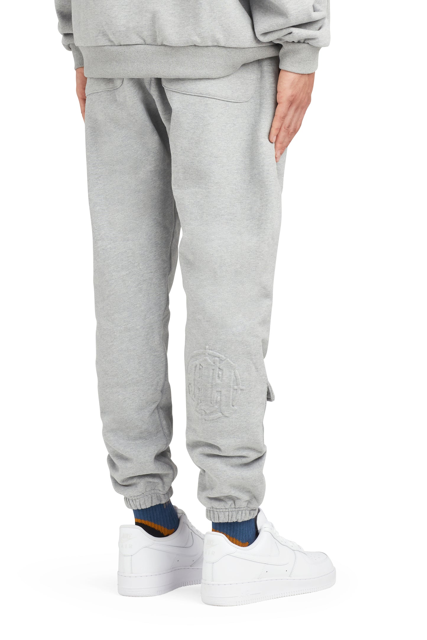 EMBOSSED CARGO SWEATPANTS by MENACE