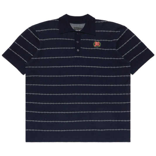 "CHAIN-LINK" KNIT POLO