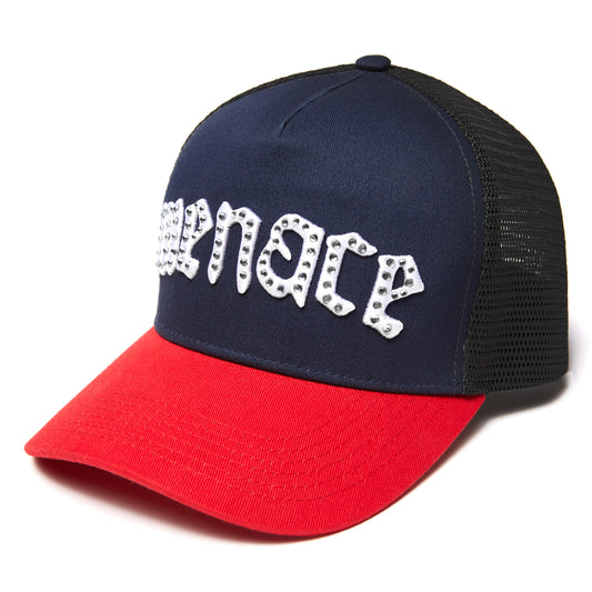 RHINESTONE TRUCKER CAP by MENACE