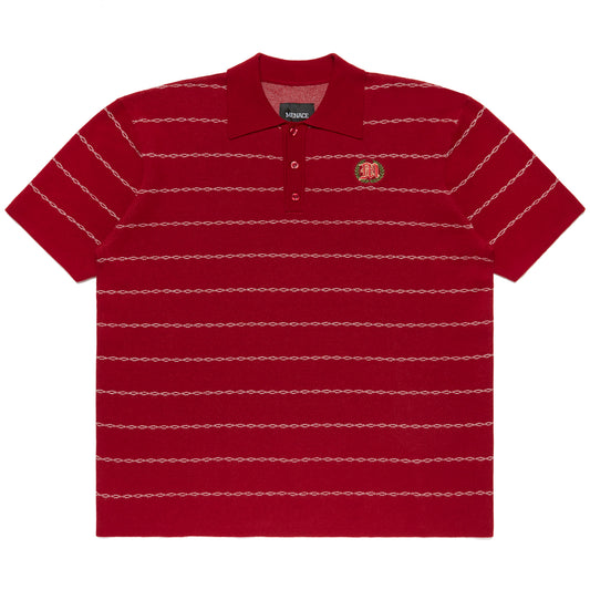 "CHAIN-LINK" KNIT POLO