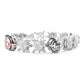 .925 SILVER MONOGRAM GEMSTONE BRACELET