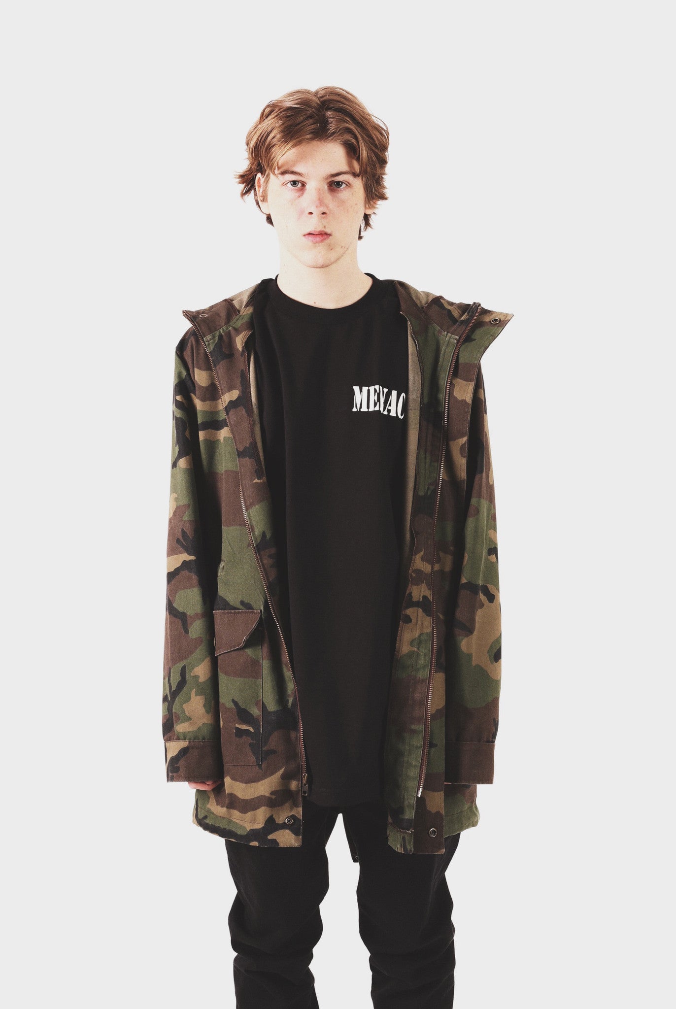 WOODLAND CAMO PARKA by MENACE