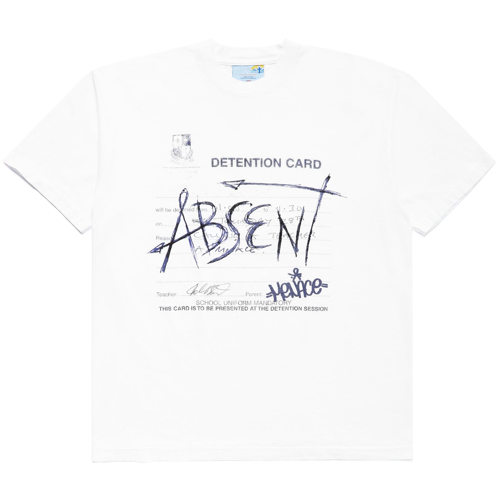 DETENTION T-SHIRT by MENACE