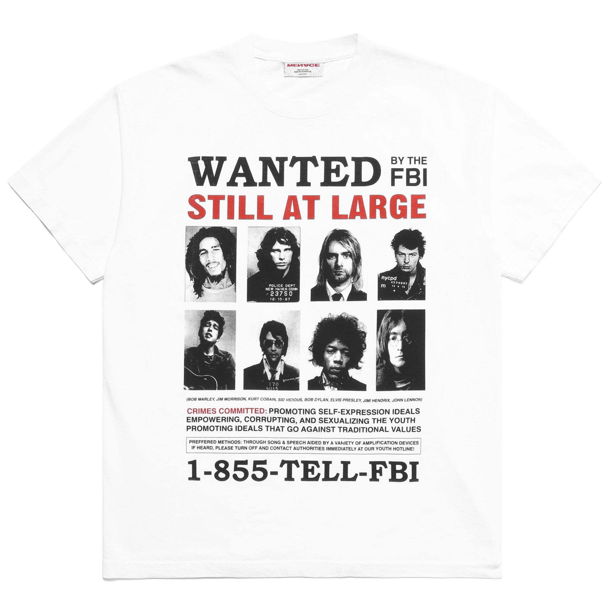 WANTED T-SHIRT by MENACE