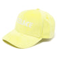 NO ONE IN THE WORLD OWES YOU SHIT CORDUROY LOGO CAP by MENACE
