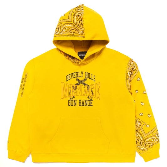 BEVERLY HILLS GUN RANGE HOODIE (BANDANA EDITION) by MENACE