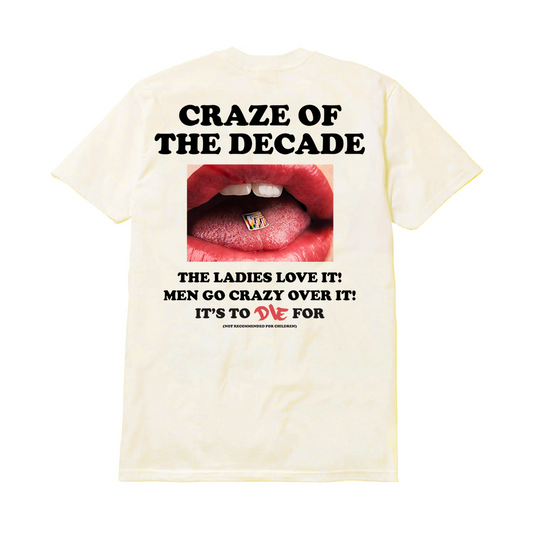 CRAZE OF THE DECADE T-SHIRT by MENACE