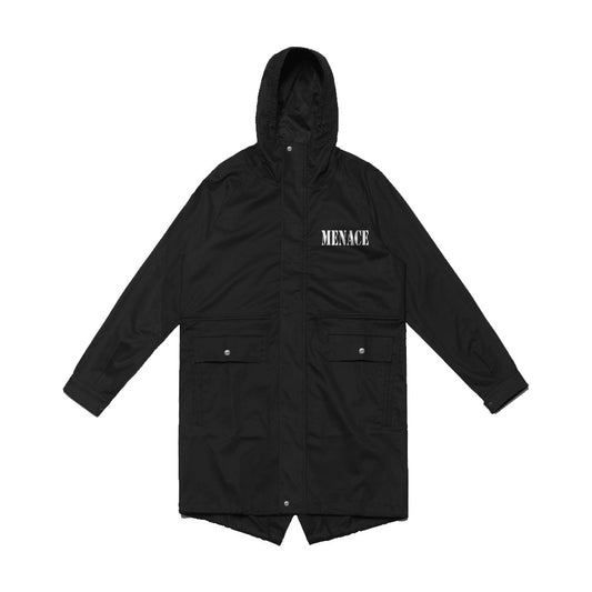 JET BLACK PARKA by MENACE