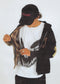 SPLIT PLAID FLEECE HOODIE by MENACE