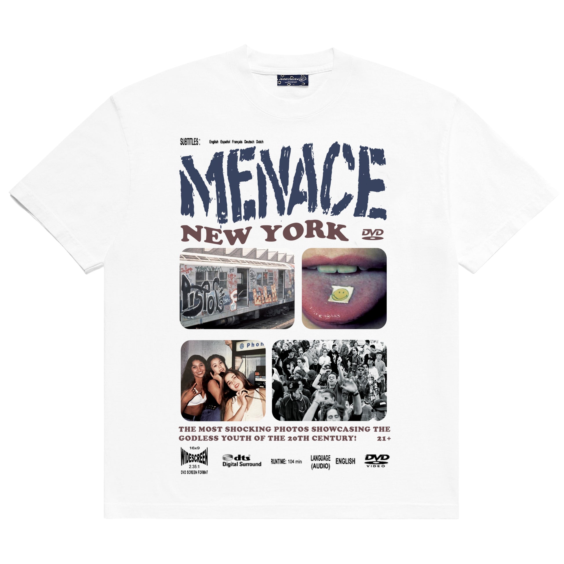 MENACE NYC DVD T-SHIRT by MENACE