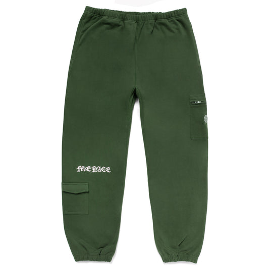 EMBOSSED CARGO SWEATPANTS by MENACE