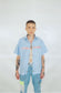 BLUE COLLAR CLASP COLLARED SHIRT by MENACE