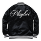 SATIN PLAYBOI BASEBALL JACKET by MENACE