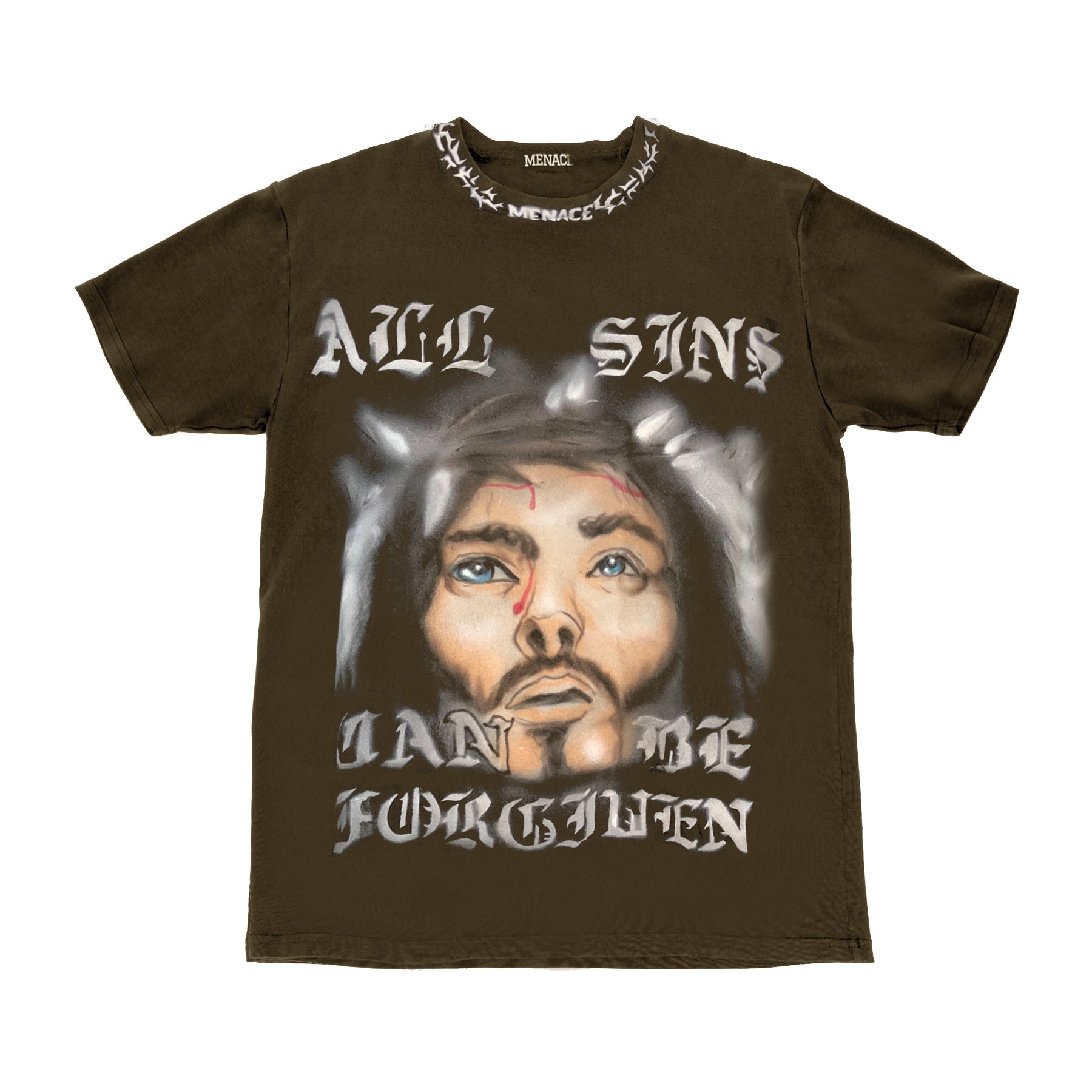 FORGIVEN AIRBRUSH T-SHIRT by MENACE