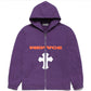 NO ONE IN THE WORLD OWES YOU SHIT ZIP-UP HOODIE by MENACE