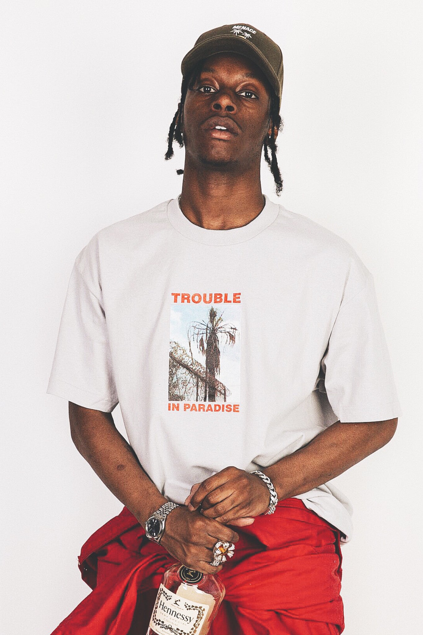 TROUBLE IN PARADISE T-SHIRT by MENACE