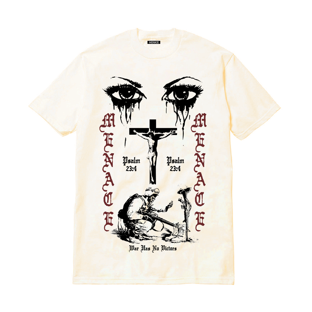 WAR HAS NO VICTORS T-SHIRT by MENACE