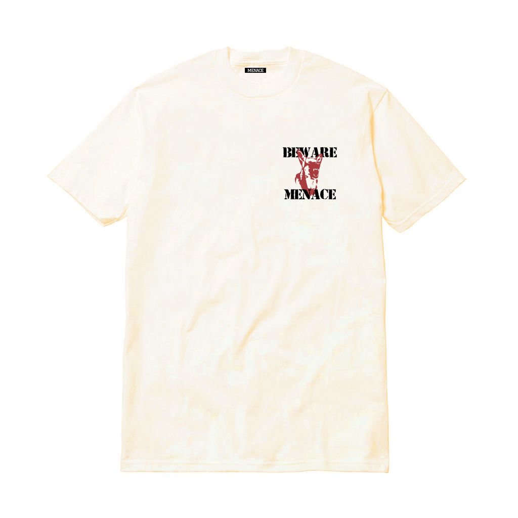 BEWARE OF THE MENACE T-SHIRT by MENACE