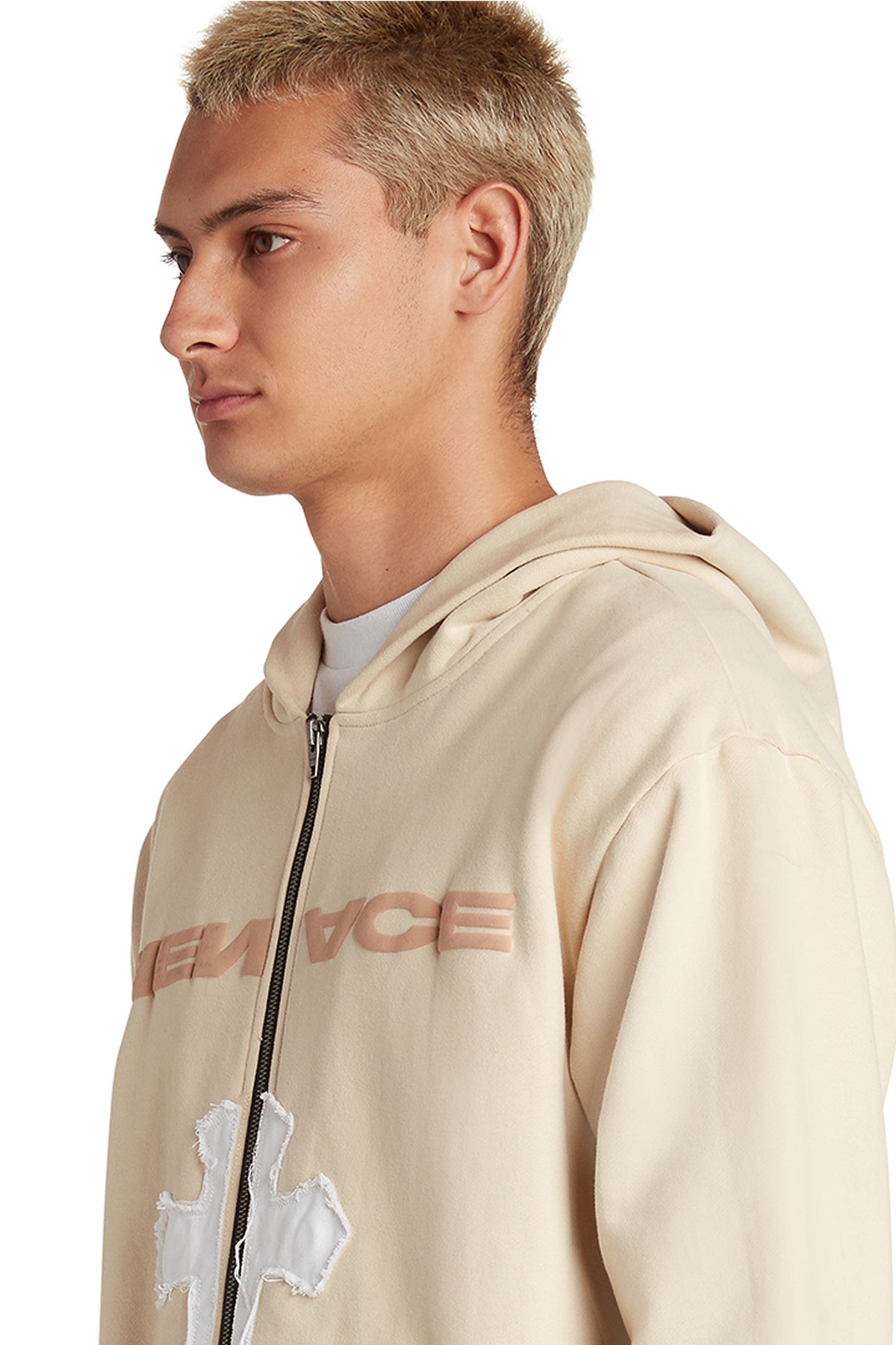 NO ONE IN THE WORLD OWES YOU SHIT ZIP-UP HOODIE