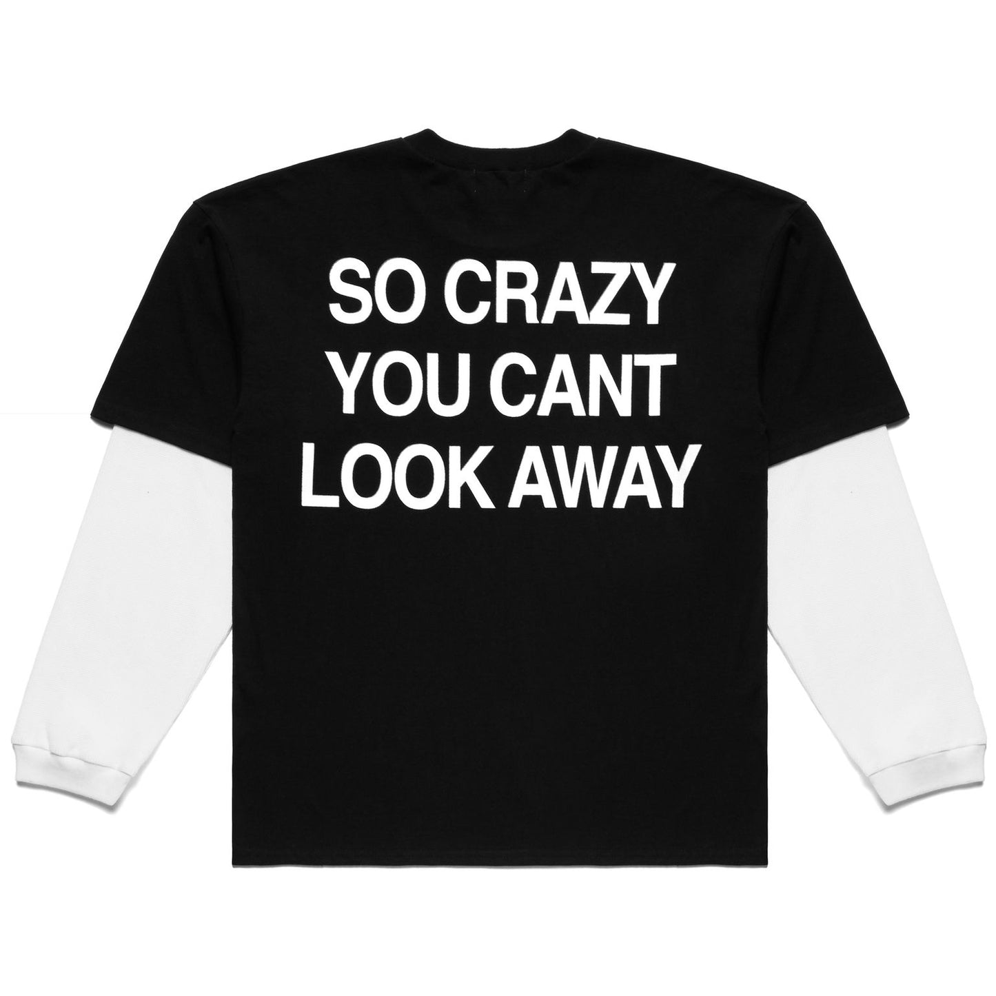 CAN'T LOOK AWAY DOUBLE LAYERED T-SHIRT by MENACE