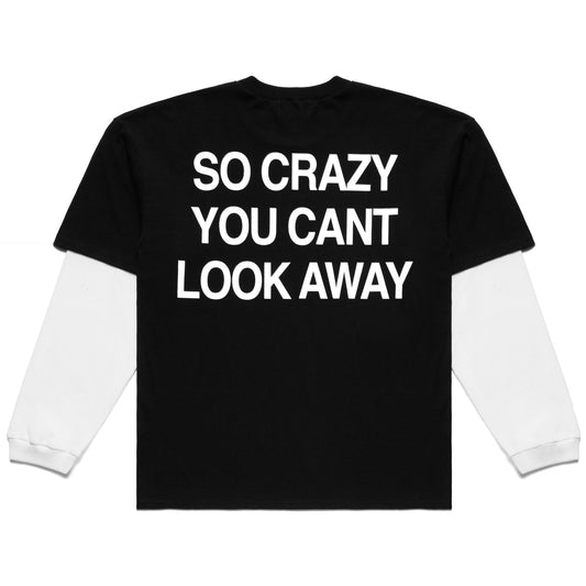 CAN'T LOOK AWAY DOUBLE LAYERED T-SHIRT by MENACE